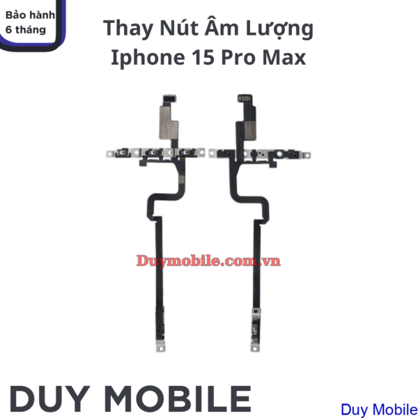 Thay Nút Volume / Âm Lượng iPhone 15 Pro Max