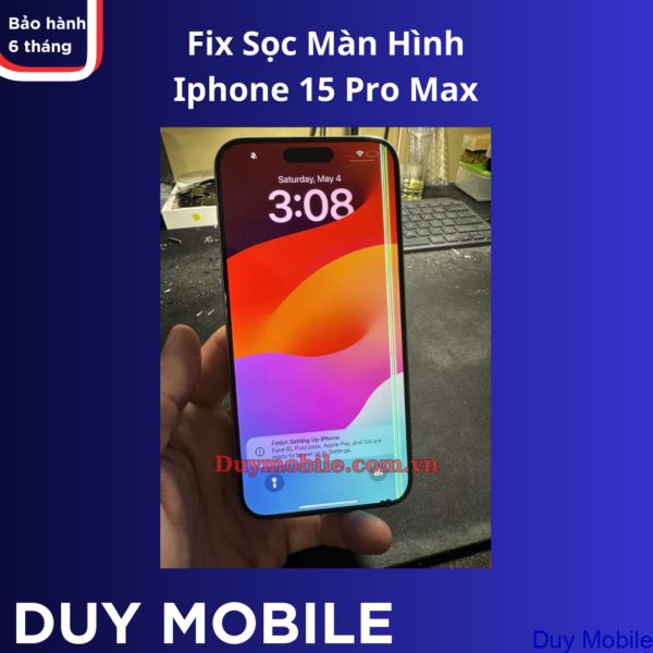 Sửa Màn Hình iPhone 15 Pro Max Bị Sọc