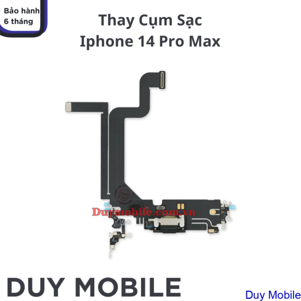 Thay Cụm Chân Sạc iPhone 14 Pro Max