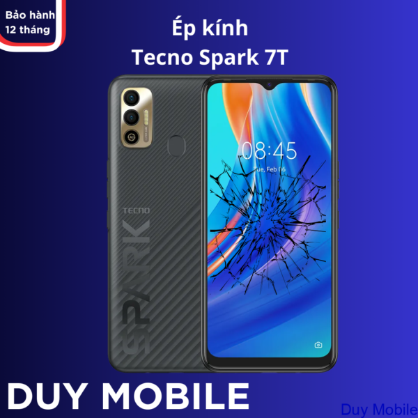 Ép kính Tecno Spark 7T
