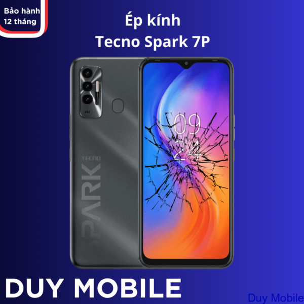 Ép kính Tecno Spark 7P