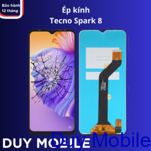 ép kính tecno spark 8