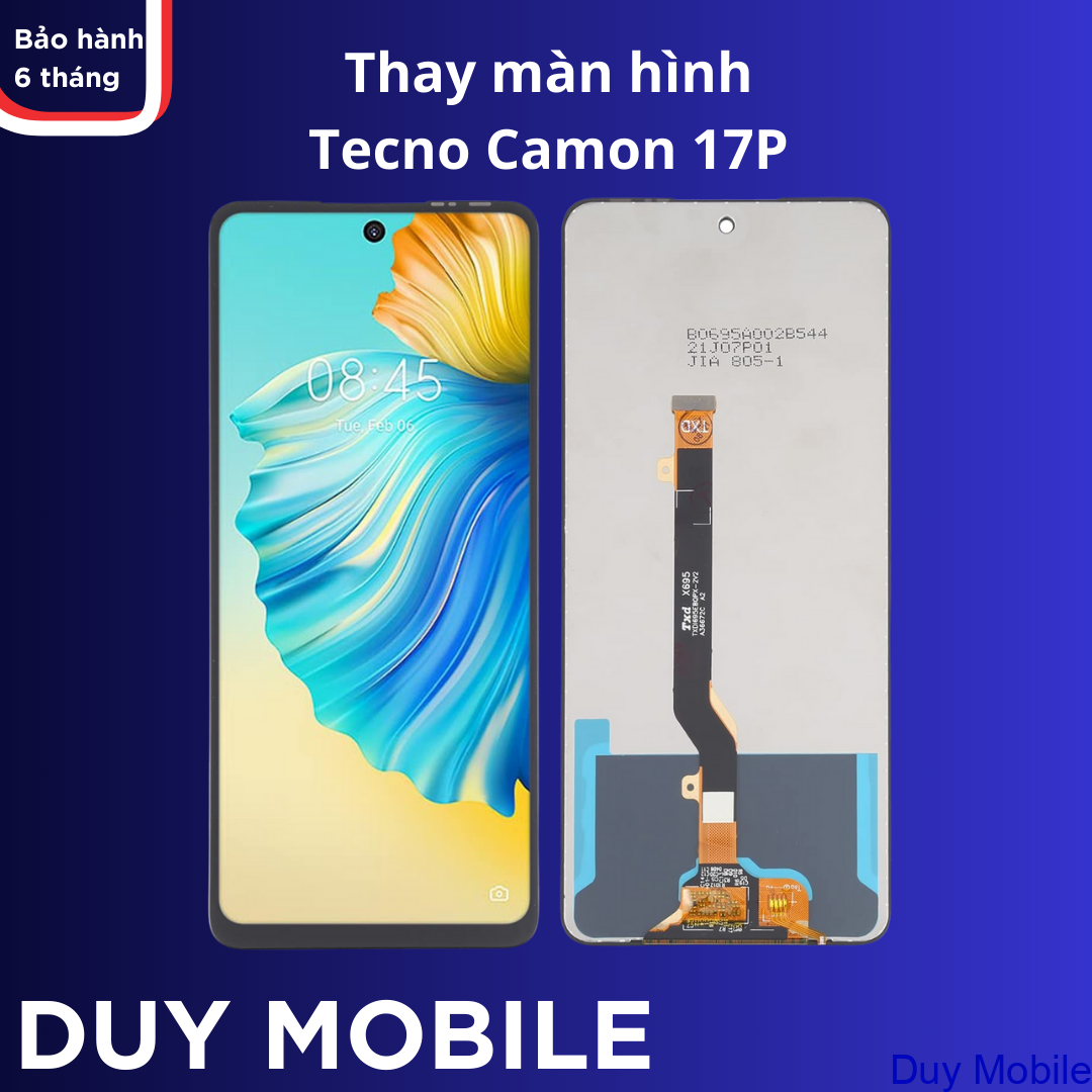 Ép kính Tecno Pova 5 Pro (26) Thay màn hình Tecno Camon 17P - Ảnh 1
