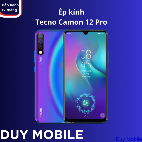 Ép kính Tecno Camon 12 Pro