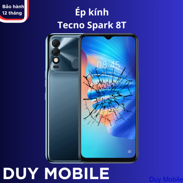 Ép kính Tecno Spark 8T