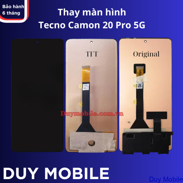 Thay màn hình Tecno Camon 20 Pro 5G