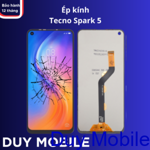 Ép kính tecno spark 5