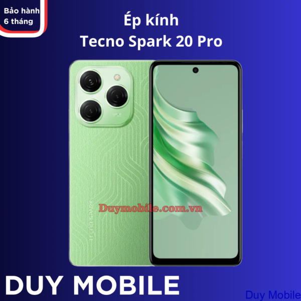 Ép kính Tecno Spark 20 Pro