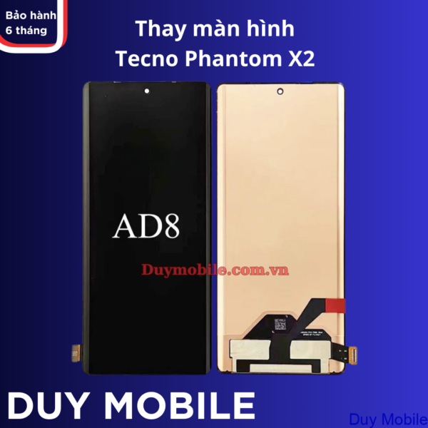 Thay màn hình Tecno Phantom X2