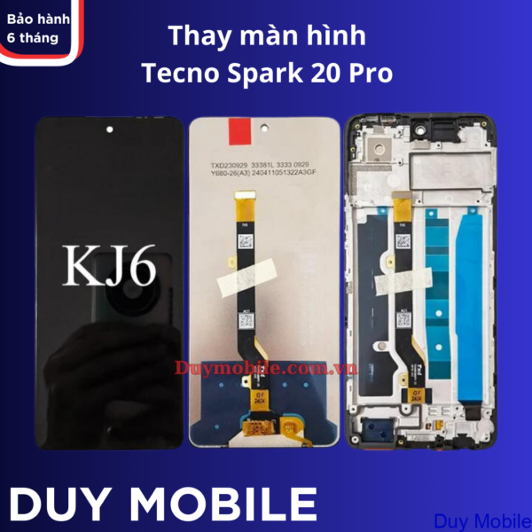 Thay màn hình Tecno Spark 20 Pro