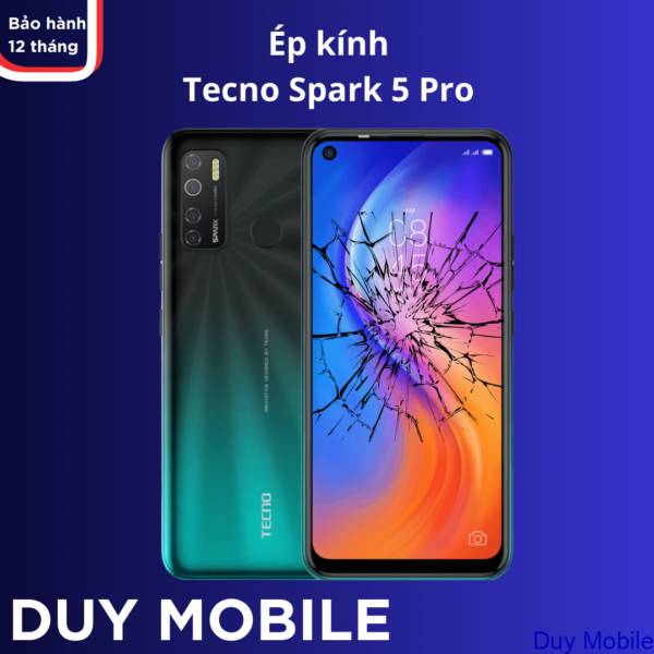 Ép kính Tecno Spark 5 Pro