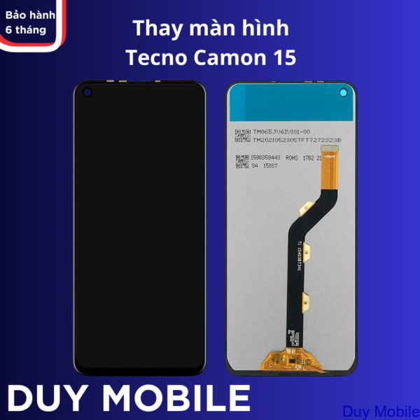 Thay màn hình Tecno Camon 15