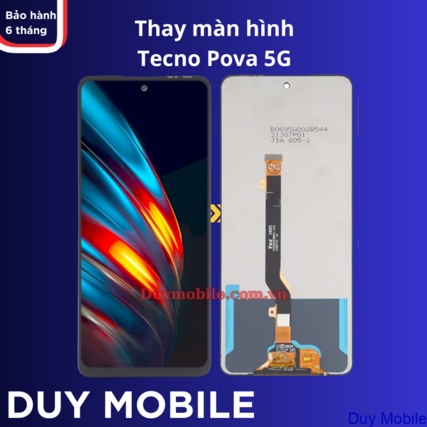 Thay màn hình Tecno Pova 5G