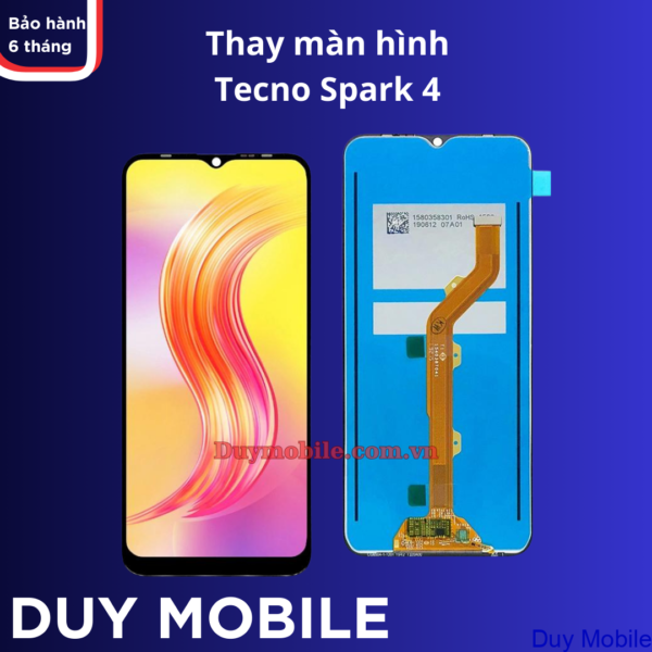 Thay màn hình Tecno Spark 4
