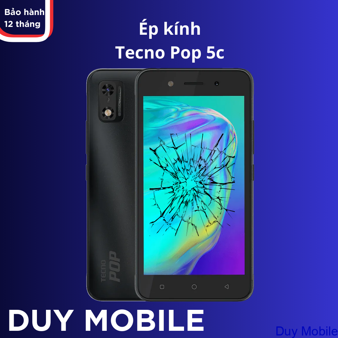 Ép kính Tecno Pova 5 Pro (80) Ép kính Tecno Pop 5c - Ảnh 1