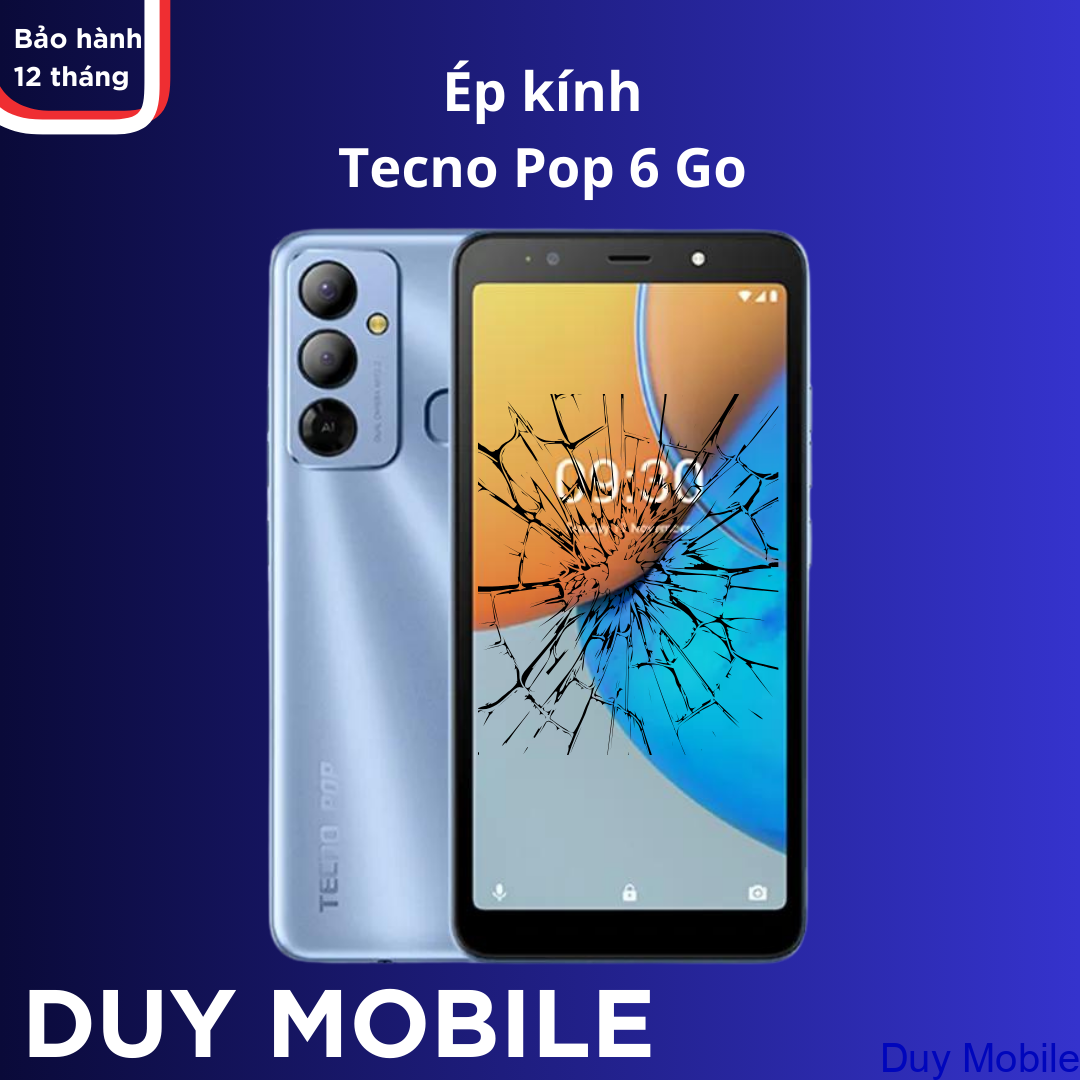 Ép kính Tecno Pova 5 Pro (85) Ép kính Tecno Pop 6 Go - Ảnh 1