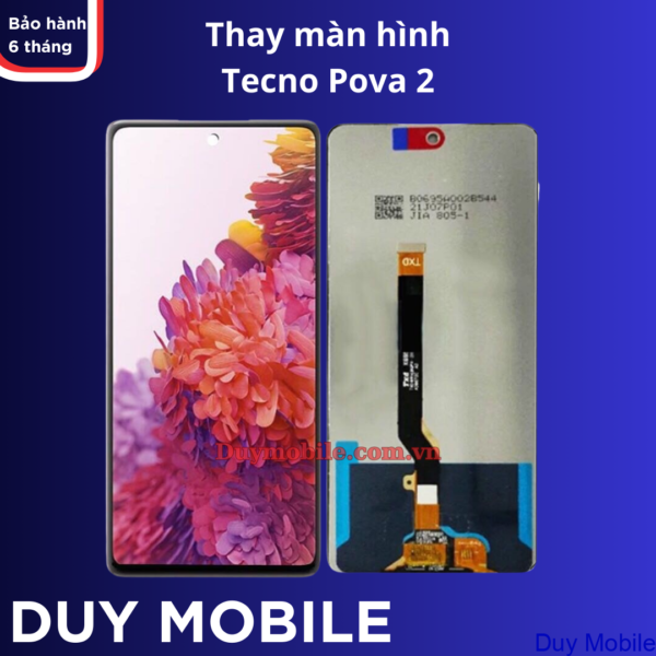 Thay màn hình Tecno Pova 2