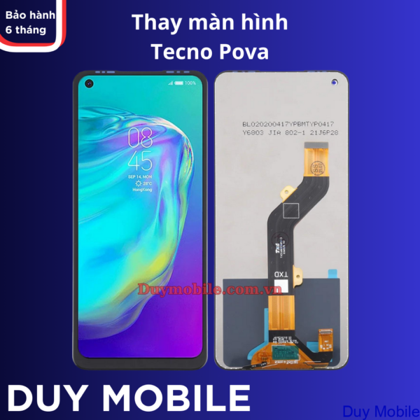 Thay màn hình Tecno Pova