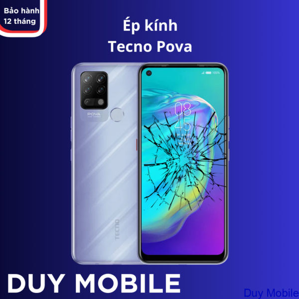 Ép kính Tecno Pova