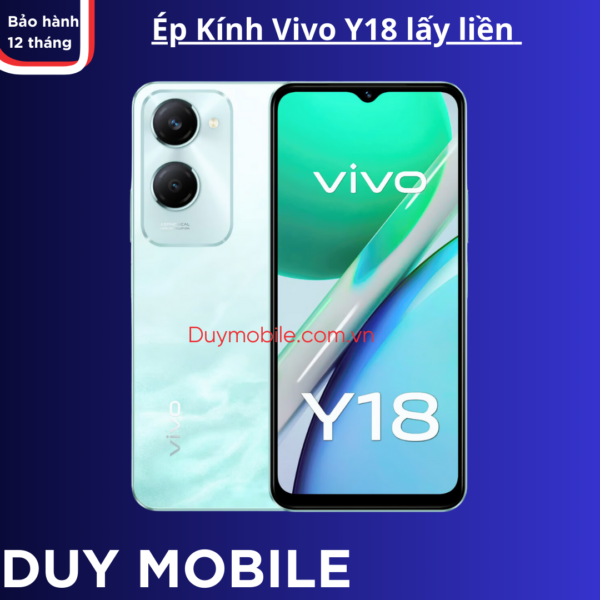 Ép Kính Vivo Y18 lấy liền