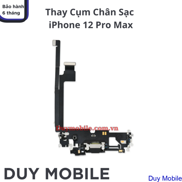 Thay Cụm Chân Sạc iPhone 12 Pro Max