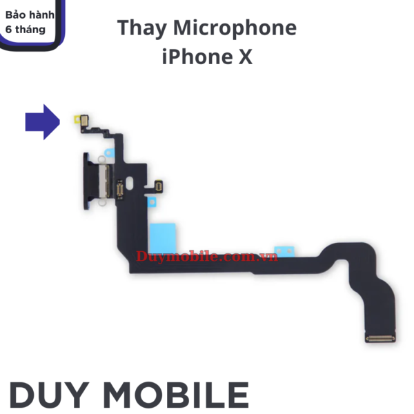Thay Mic iPhone X
