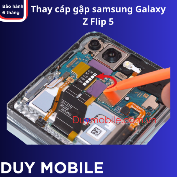 Thay cáp gập samsung Galaxy Z Flip 5