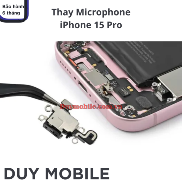 Thay Mic iPhone 15 Pro
