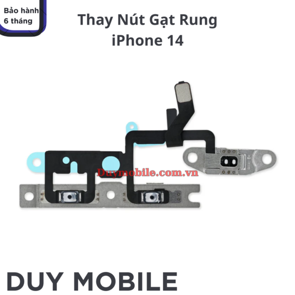 Thay Nút Gạt Rung iPhone 14