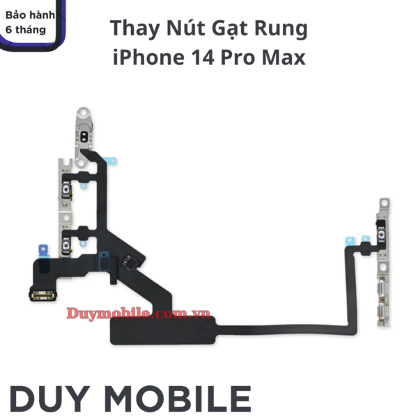 Thay Nút Gạt Rung iPhone 14 Pro Max