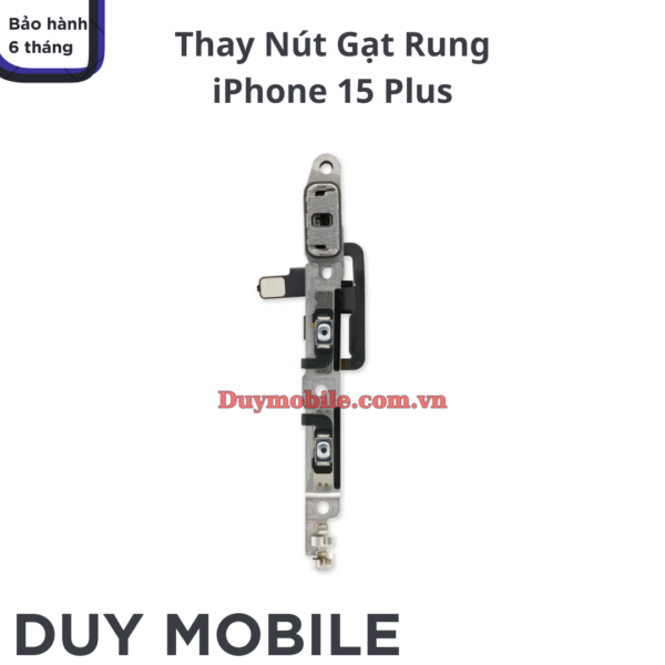 Thay Nút Gạt Rung iPhone 15 Plus