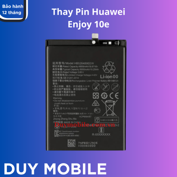Thay Pin Huawei Enjoy 10e