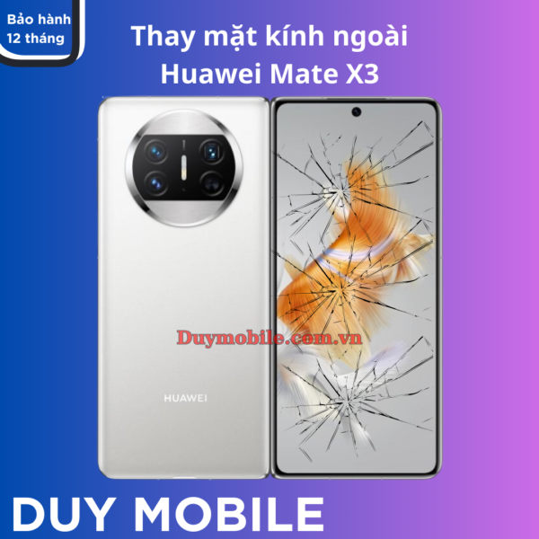 Thay mặt kính ngoài Huawei Mate X3