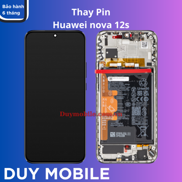 Thay Pin Huawei nova 12s