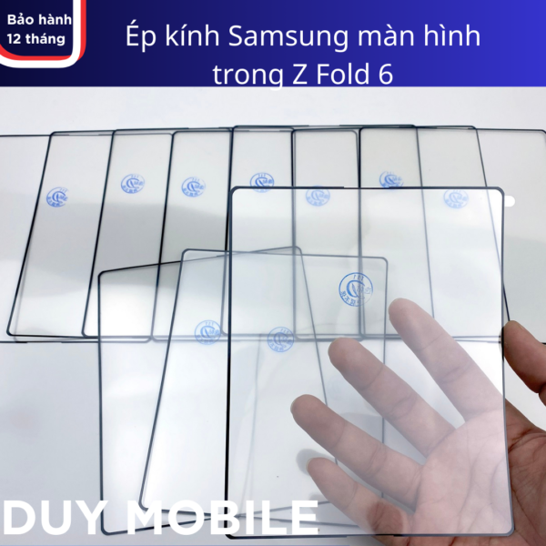 Ép kính Samsung màn hình trong Z Fold 6