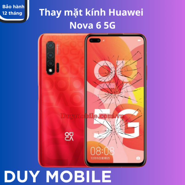 Ép kính Huawei Nova 6 5G lấy liền