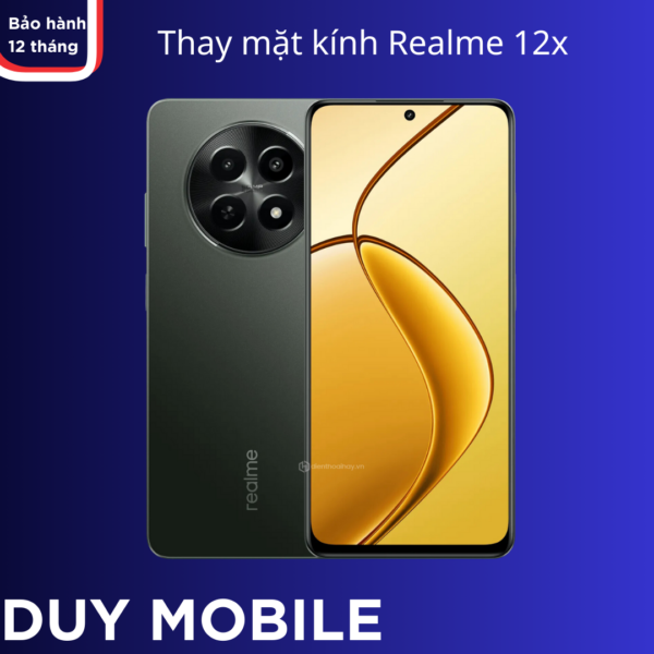Thay mặt kính Realme 12x