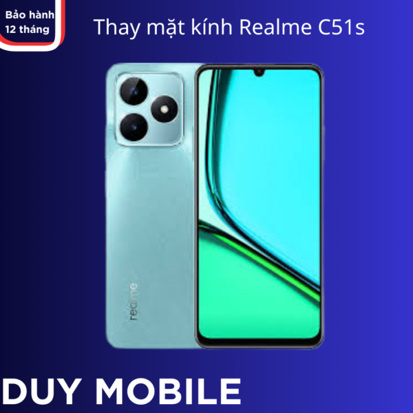 Thay mặt kính Realme C51s