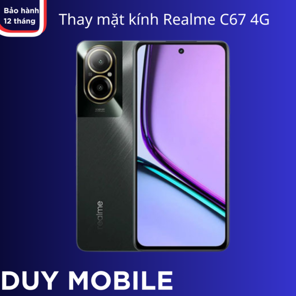 Thay mặt kính Realme C67 4G