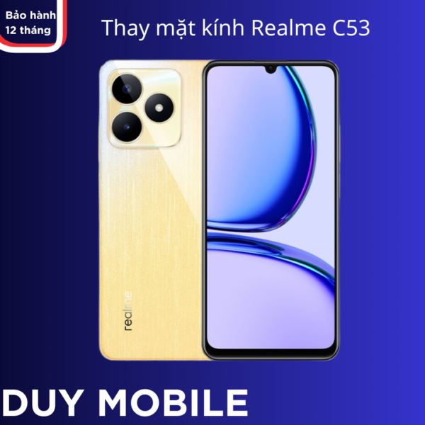 Thay mặt kính Realme C53