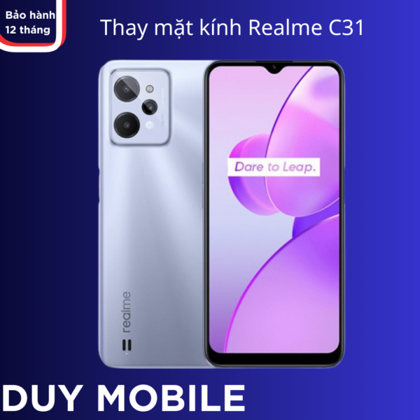 Thay mặt kính Realme C31