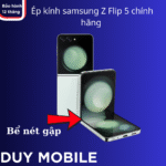 Ép kính samsung Z Flip 5 chính hãng