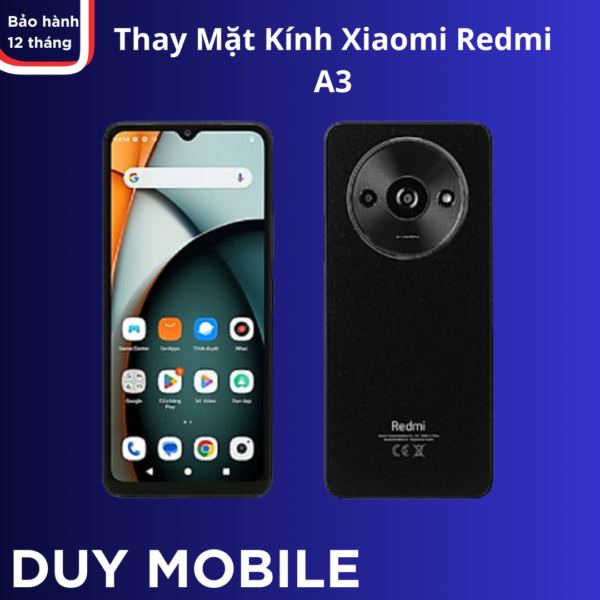 Ép Kính Xiaomi Redmi A3 lấy liền giá rẻ