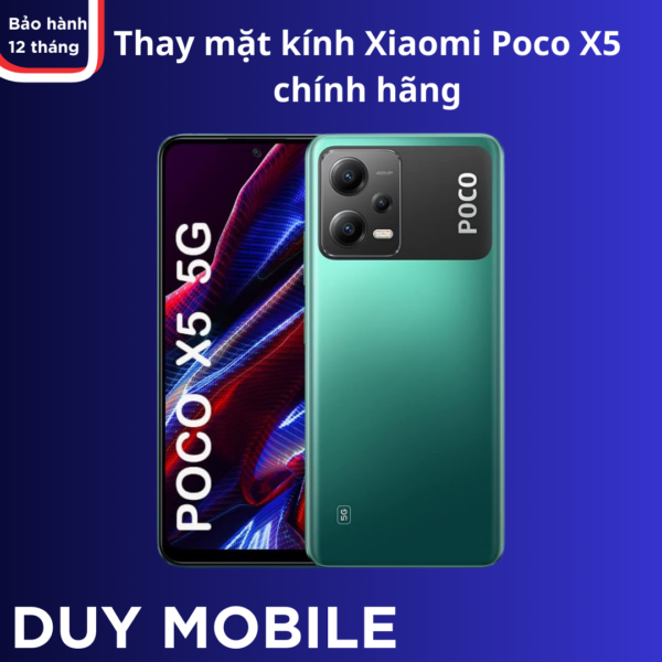 Thay Mặt Kính Xiaomi Poco X5