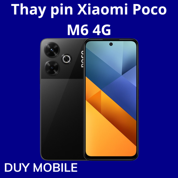 Thay pin Xiaomi Poco M6 4G
