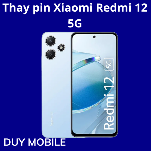 Thay pin Xiaomi Redmi 12 5G
