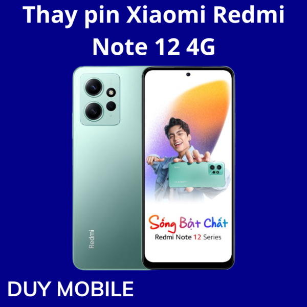 Thay pin Xiaomi Redmi Note 12 4G