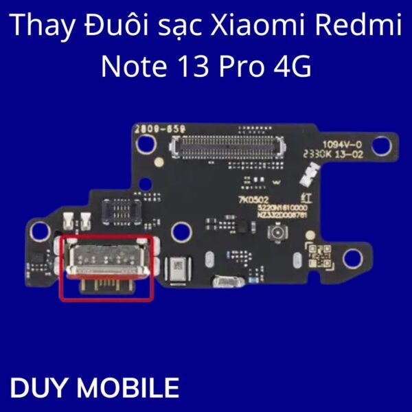 Thay Đuôi sạc Xiaomi Redmi Note 13 Pro 4G