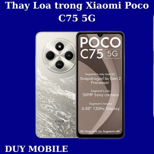 Thay Loa trong Xiaomi Poco C75 5G