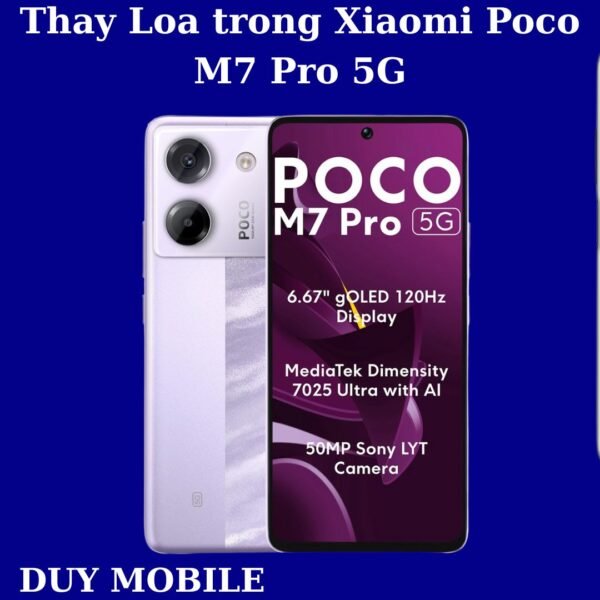 Thay Loa trong Xiaomi Poco M7 Pro 5G